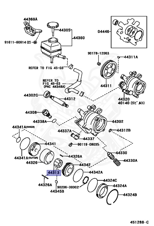 Toyota - Caldina - CT196V - 1996 - U-TYPE - VAN - Automatic - 2C