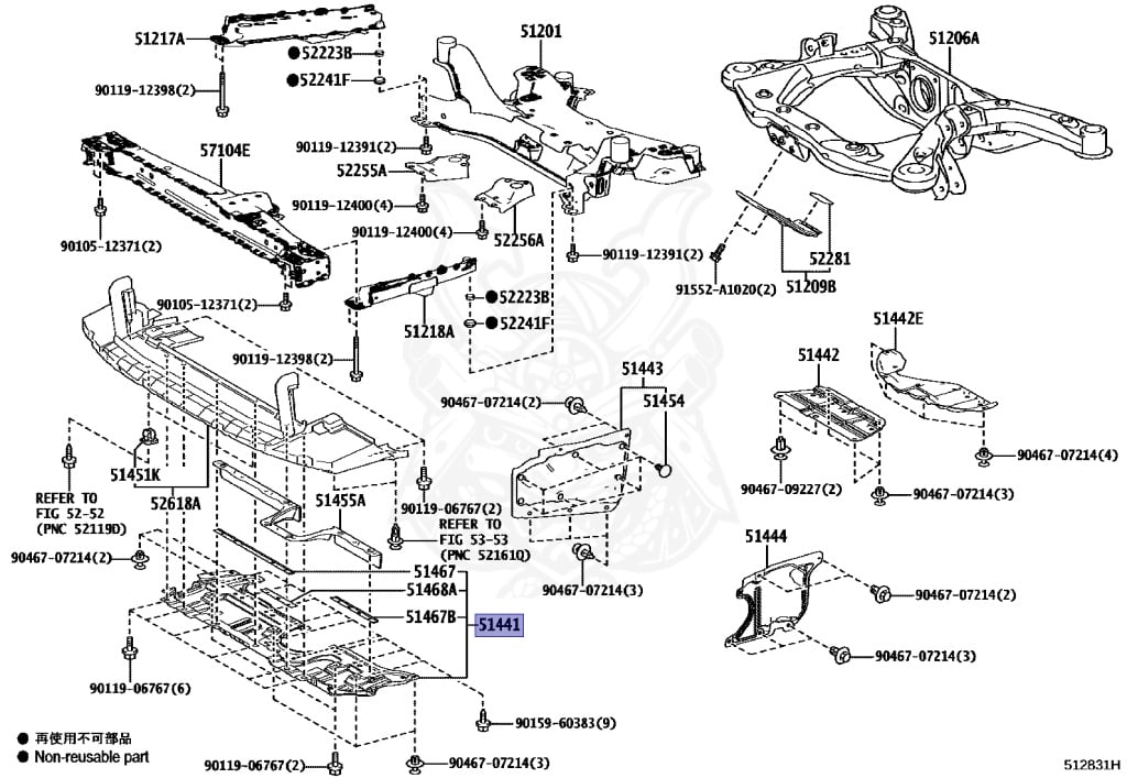 さちページ 51440-58030 - Toyota - Cover, Engine Under, No.1 - Nengun Performance