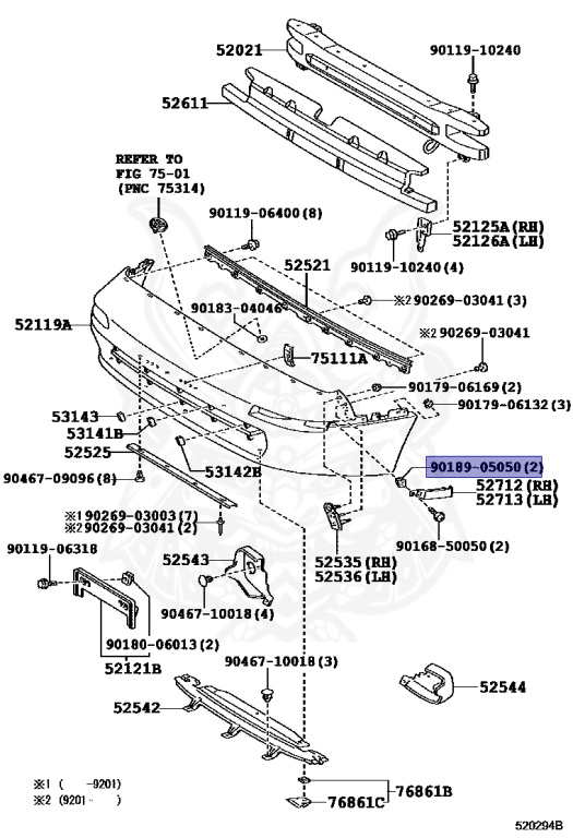 90189-05050 - Toyota - Clip - Nengun Performance