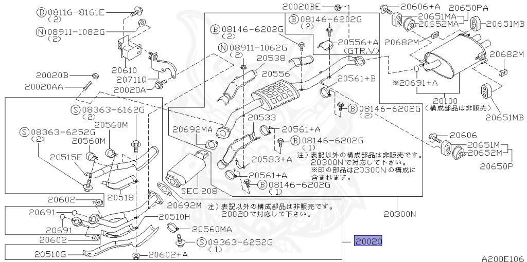 Nissan - Skyline GT-R - BNR34 - 1999 - GT-R V-Spec - 2-door hardtop (2K) - MANUAL MISSION 6-SPEED(MT.F6) - HI-4WD (High-Casting System) - RB26DETT