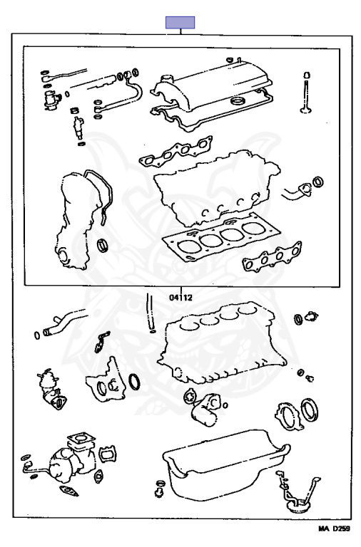 04111-11103 - Toyota - Gasket Kit, Engine Overhaul - Nengun