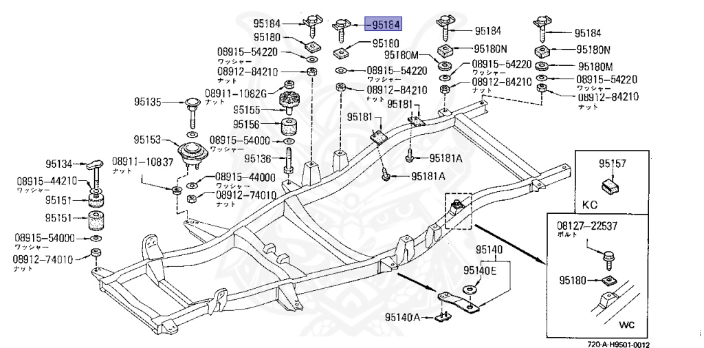 Nissan - Datsun - 720 - 1982 - DELUXE TYPE - CONVERTIBLE(CV) - 2 WHEEL DRIVE(2WD) - 4 SPEED T/M COLUMN SHIFT(R4) - SD22