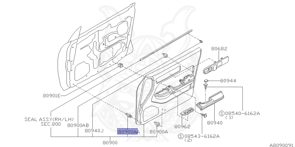 Nissan - Cedric/Gloria - Y32 - 1991 - Grantz-Rhythmo Ultima - HARDTOP(K) - AUTOMATIC-FLOOR SHIFT(AT.F4) - HICAS - STANDARD GRADE(STD) - VG30DT