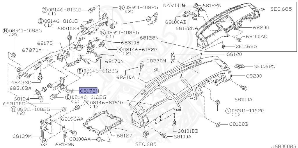 Nissan - Skyline - R34 GT - HR34 - 2000 - 20GT - 4 DOOR SEDAN(4S) - AUTOMATIC-FLOOR SHIFT(AT.F4) - High-speed 2-link (IRS.2WD) - RB20DE