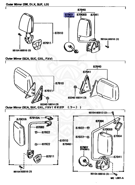 Toyota - Van - KM30G - 1988 - SPACE CUSUAL TYPE - 4-DOOR WAGON - Automatic - 5KU