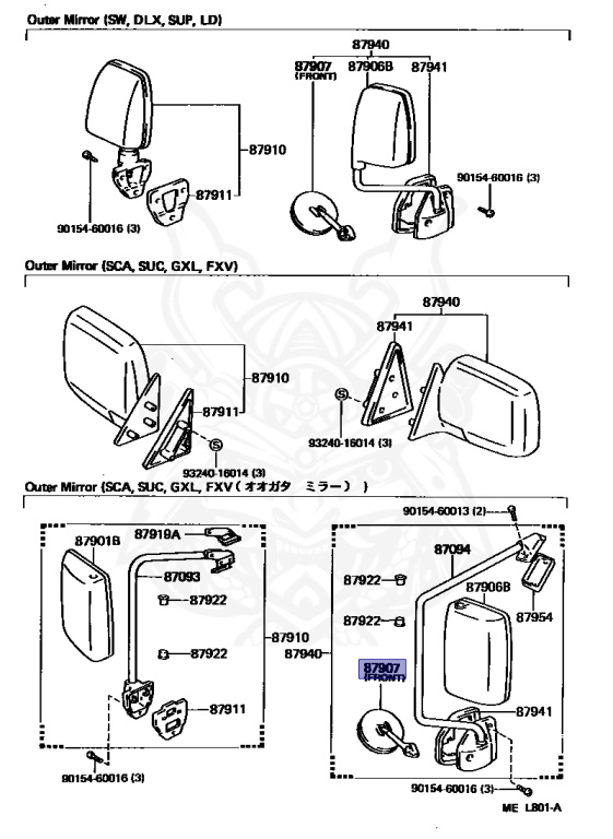 Toyota - Van - KM30G - 1989 - SUPER CUSUAL TYPE - 4-DOOR WAGON - Manual - 5KU