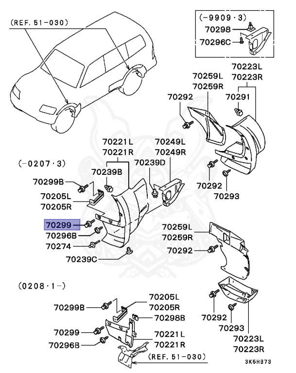 Mitsubishi - Pajero - V75W - 1999 - LRDCQ7 - 6G74