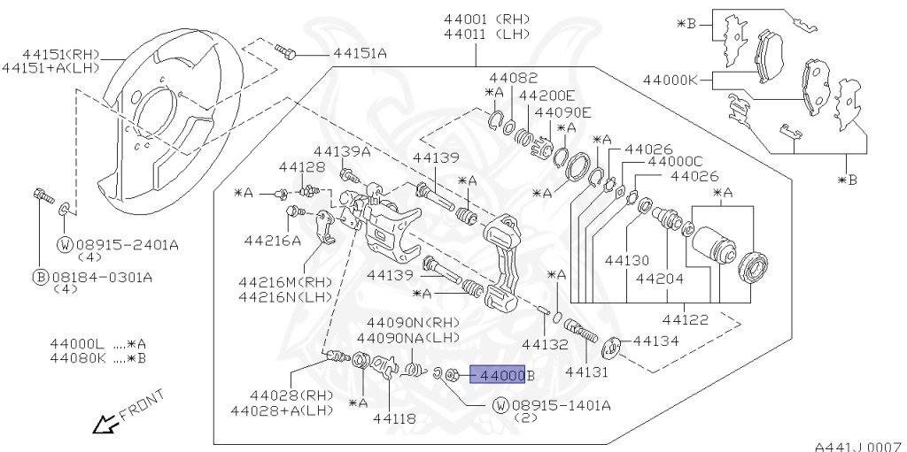 44149-P6500 - Nissan - Nut - Nengun Performance