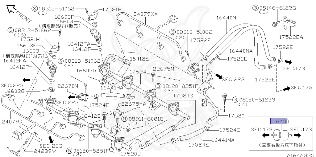 Nissan - Cima - FGY33 - 1996 - 41LV - SEDAN(S) - AUTOMATIC TRANSMISSION(AT) - 2-link IRS suspension (2WD.IRS) - VH41DE
