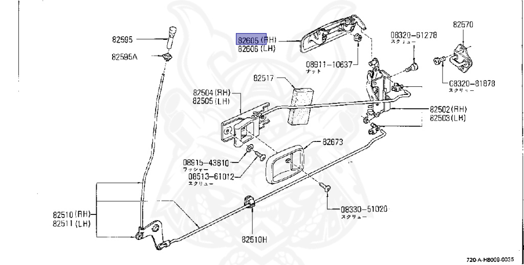 Nissan - Datsun - 720 - 1984 - DELUXE TYPE - CONVERTIBLE(CV) - 2 WHEEL DRIVE(2WD) - Column Manual 5 seconds (R5) - SD23