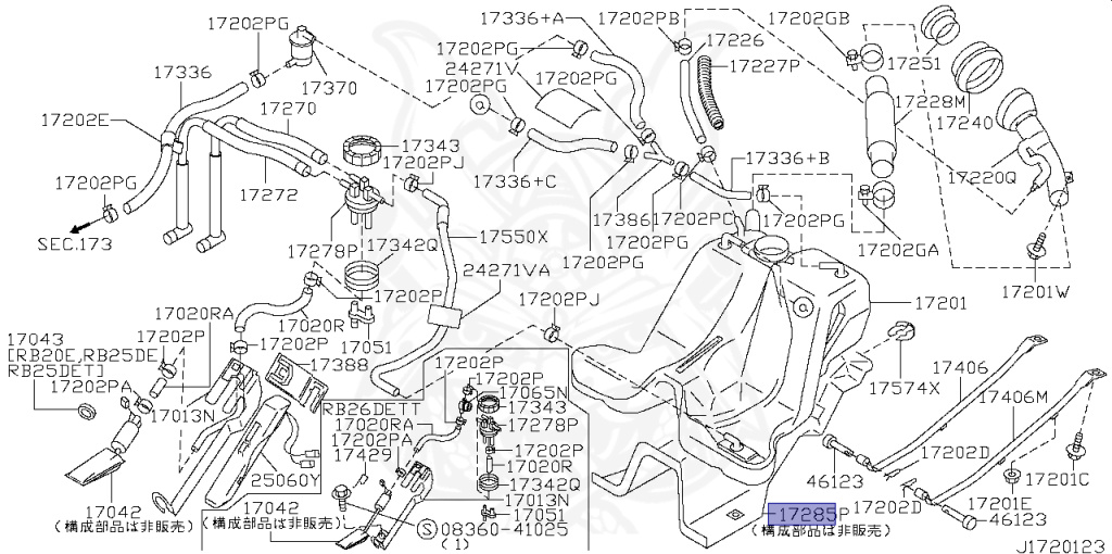 Nissan - Skyline GT-R - BCNR33 - 1997 - GTR/AJ - 4 DOOR SEDAN(4S) - 4 WHEEL DRIVE(4WD) - MANUAL TRANS 5-SPEED(MT.F5) - HICAS - RB26DETT