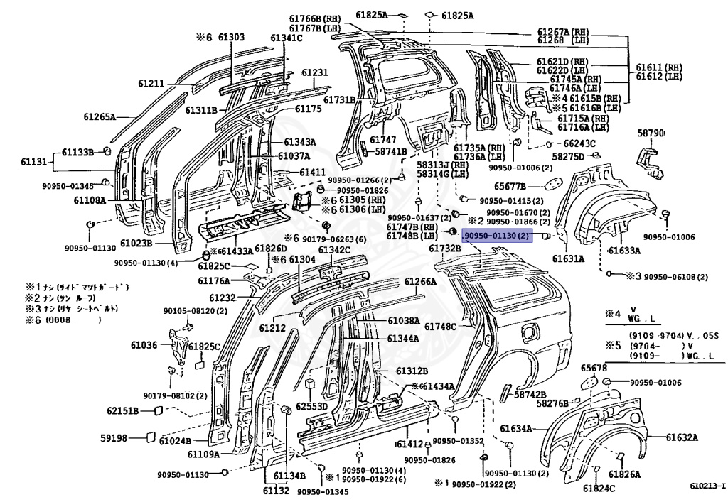 Toyota - Corolla - AE100G - 1991 - G TOURING TYPE - WAGON - Automatic - 5AFE