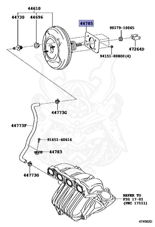 44785-12040 - Toyota - Gasket, Brake Booster - Nengun Performance