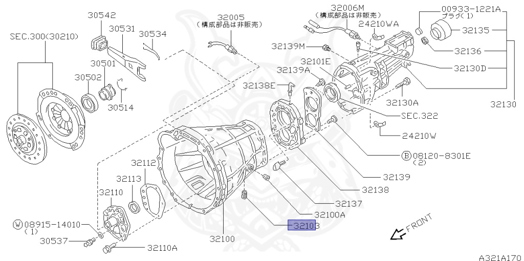 Nissan - Laurel - C33 - 1988 - Extra - HARDTOP(K) - MANUAL TRANSMISSION(MT) - IRS TYPE(IRS) - RD28