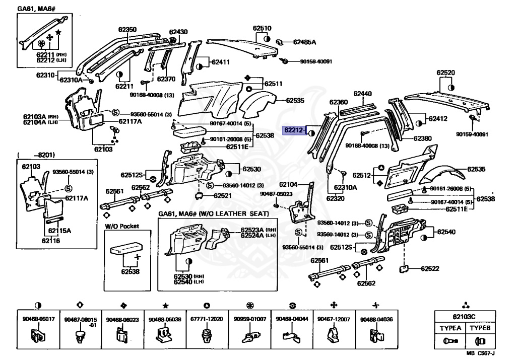 Toyota - Celica - MA63 - 1983 - S TYPE - LIFTBACK - Automatic - MTEU