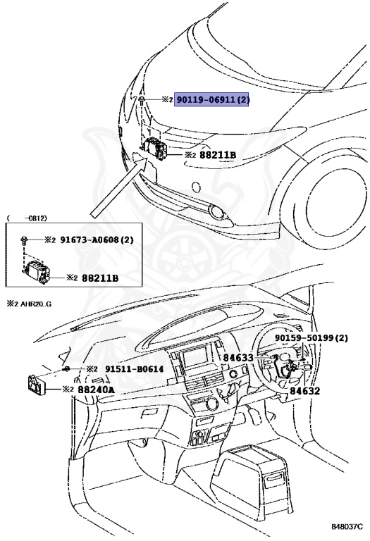 Toyota - Estima Hybrid - AHR20W - 2010 - G TYPE - 2AZFXE