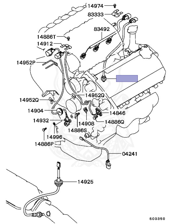 MD165641 - Mitsubishi - Sensor, Eng Control Knock - Nengun Performance