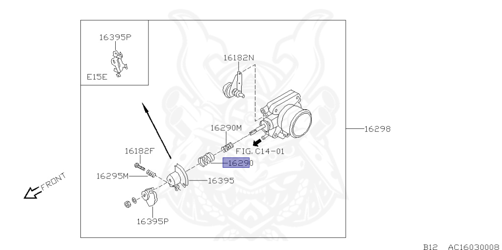 16160-02F00 - Nissan - Spring, Throttle Return - Nengun Performance