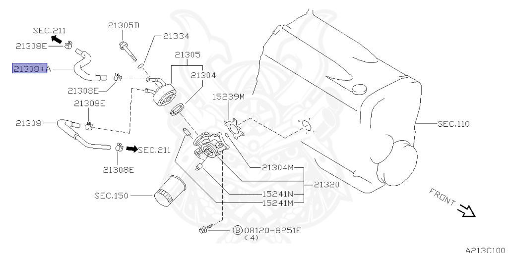 Nissan - Skyline - R34 25GTT - ER34 - 1998 - 25GT TURBO - 4 DOOR SEDAN(4S) - AUTOMATIC-FLOOR SHIFT(AT.F4) - Hi-Cas 2-Link (HI.2WD) - RB25DET