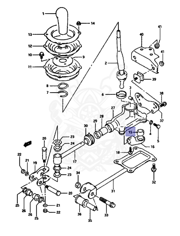 25551-60A02 - Suzuki - Bush - Nengun Performance