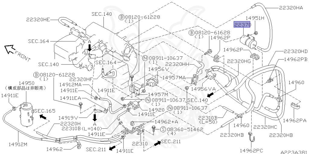 Nissan - Skyline - R34 GT - HR34 - 1998 - 20GT - 2-door hardtop (2K) - AUTOMATIC-FLOOR SHIFT(AT.F4) - High-speed 2-link (IRS.2WD) - RB20DE
