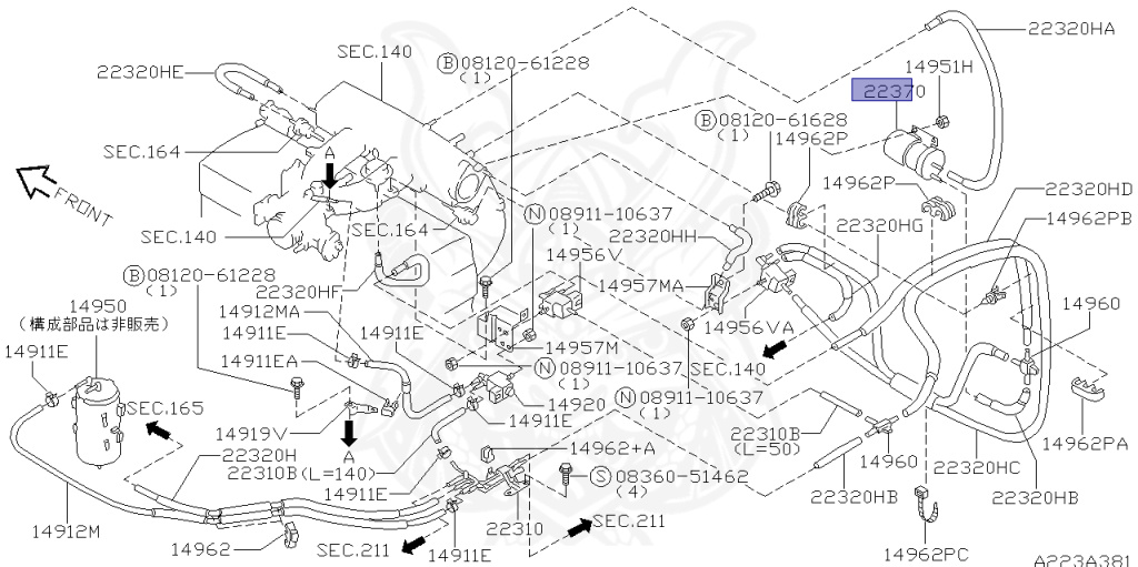 Nissan - Skyline - R34 GT - HR34 - 1998 - 20GT - 2 door hard top (2K) - AUTOMATIC-FLOOR SHIFT(AT.F4) - High cast, 2-link (IRS.2WD) - RB20DE