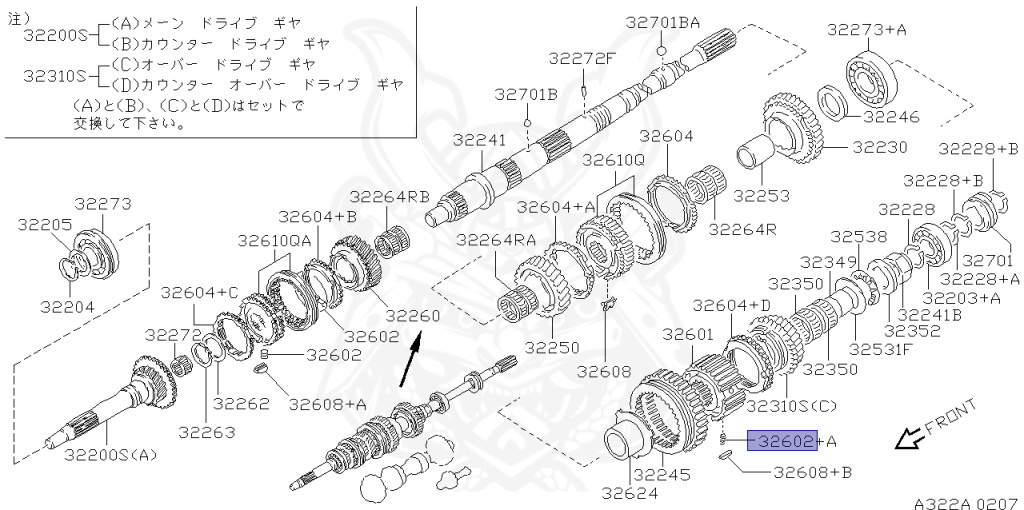 Nissan - Laurel - C33 - 1988 - Grand Cruise - HARDTOP(K) - MANUAL TRANSMISSION(MT) - IRS TYPE(IRS) - RB20E