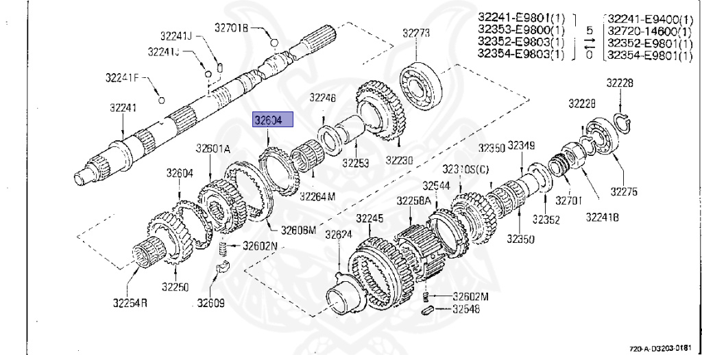 32604-P0100 - Nissan - Ring, Sync - Nengun Performance