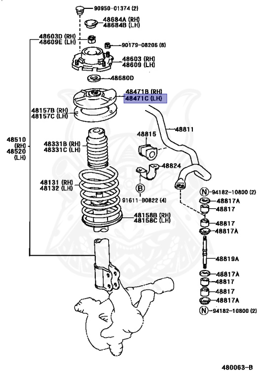 Toyota - Tercel - EL53 - 1995 - JOINAS TYPE - 4 DOOR - Manual - 5EFE