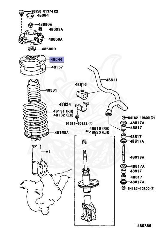 Toyota - Starlet - EP91 - 1996 - REFLET TYPE - 3-DOOR - Automatic - 4EFE