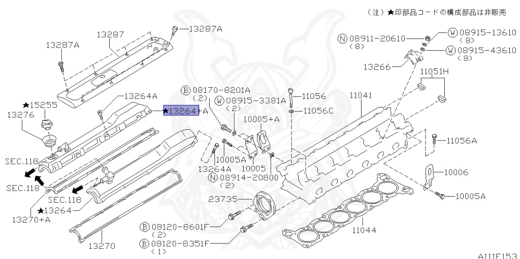 Nissan - Stagea - WC34 - 1999 - 25X - WAGON(W) - 2 WHEEL DRIVE(2WD) - AUTOMATIC TRANSMISSION(AT) - RB25DE