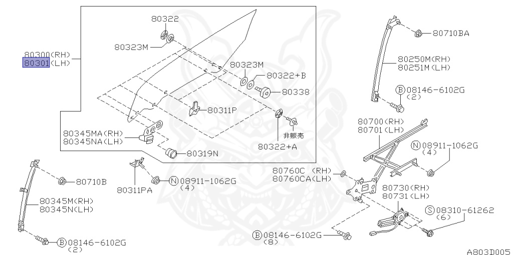 Nissan - Skyline - R34 25GT - ENR34 - 2000 - 25GT - 4 DOOR SEDAN(4S) - AUTOMATIC-FLOOR SHIFT(AT.F4) - No high-speed casters, 2-link drive (IRS.2WD) - RB25DE