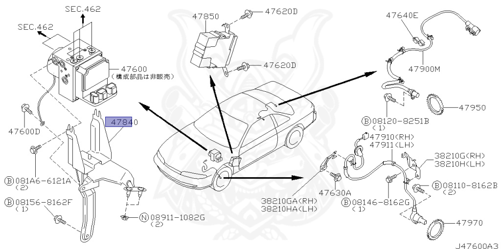 Nissan - Silvia - S15 - 2002 - SPEC R - HARDTOP(K) - MANUAL MISSION 6-SPEED(MT.F6) - TWO WHEELS STEERING(2WS) - SR20DET