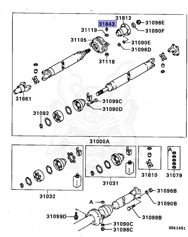 Mitsubishi - RVR - N23WG - 1997 - SRXM5 - 4G63