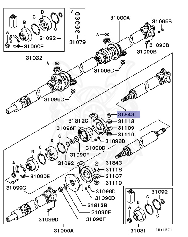 Mitsubishi - Galant VR-4 - EC5A - 2000 - SNGF3 - 6A13
