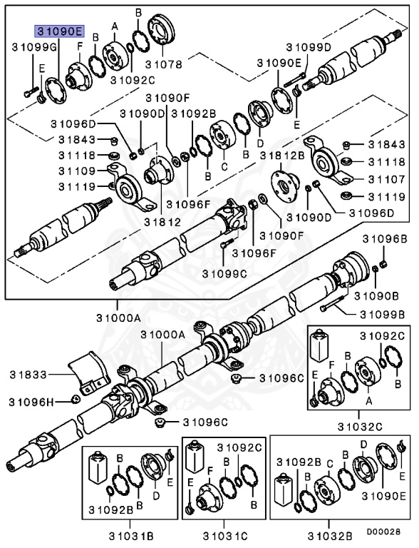 Mitsubishi - Lancer Evolution Wagon - CT9W - 2001 - LYGFZ - 4G63