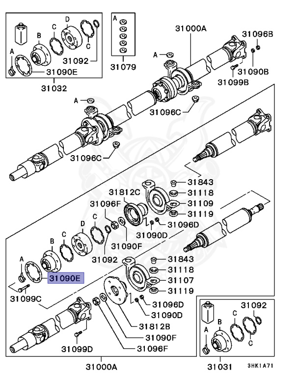 Mitsubishi - Galant - EC7A - 2001 - PRGC - 4G94