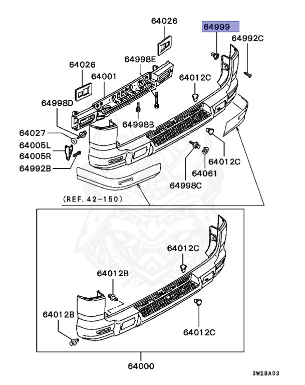 Mitsubishi - Delica - PD8W - 1996 - NSEUF7 - 4M40