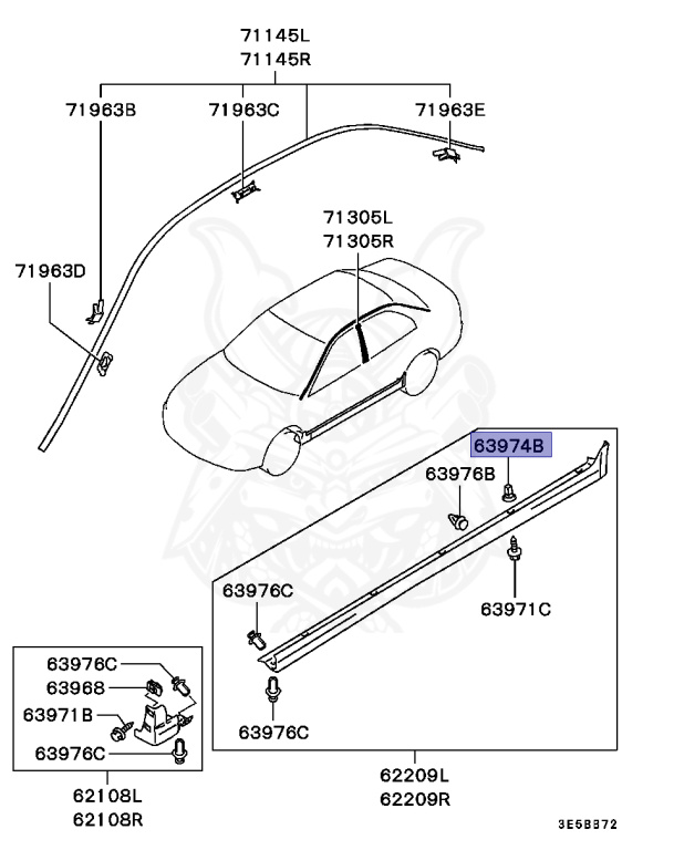 Mitsubishi - Lancer - CK4A - 1997 - SNHW - 4G92