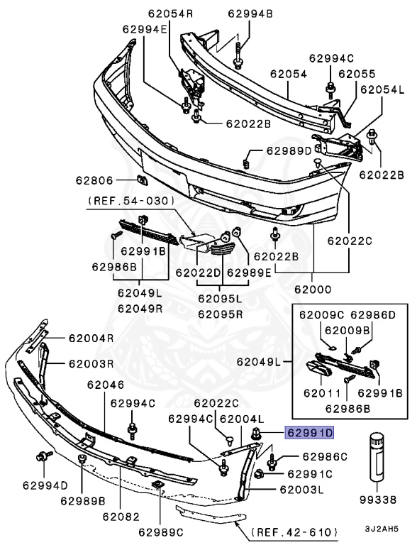 Mitsubishi - Diamante - F34A - 2001 - TRHE - 6A13