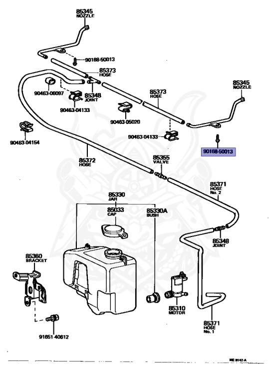 90168-50013 - Toyota - Bolt - Nengun Performance