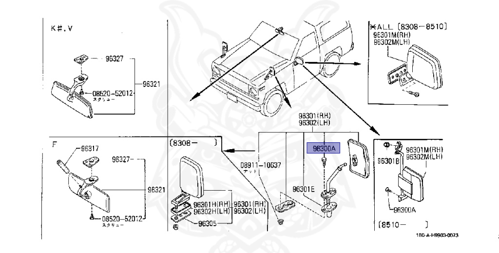 Nissan - Safari - 160 - 1986 - AD GRADE - HARDTOP(K) - 5 SPEED MANUAL TRANS(F5) - SD33T