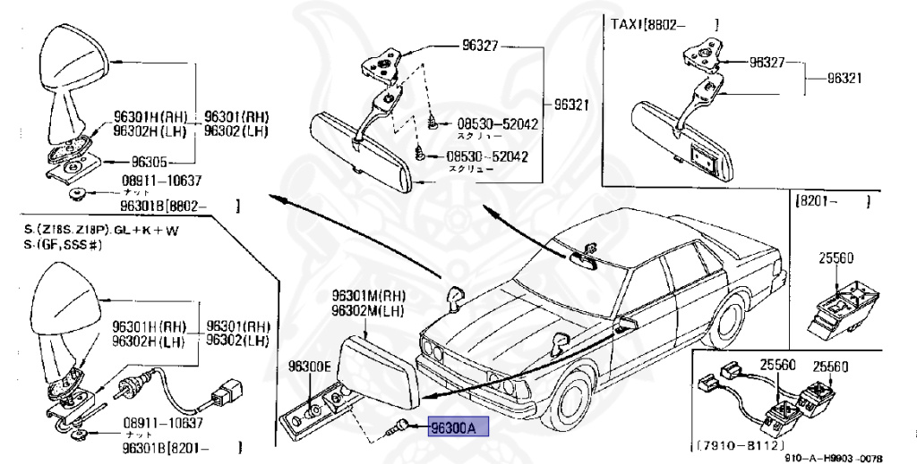 Nissan - Bluebird - 910 - 1984 - GL TYPE - SEDAN(S) - AUTOMATIC TRANSMISSION(AT) - Z18P