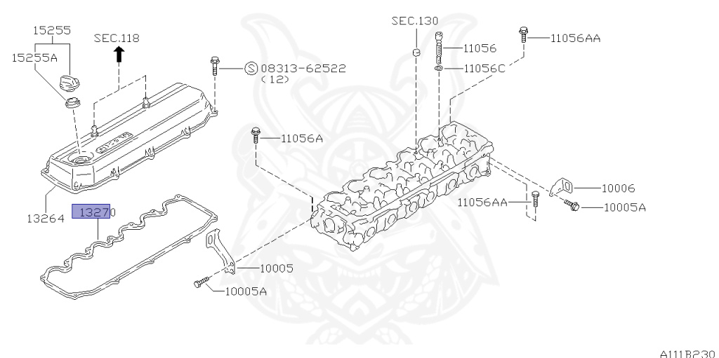 13270-42L00 - Nissan - Gasket, Rocker Cover - Nengun Performance