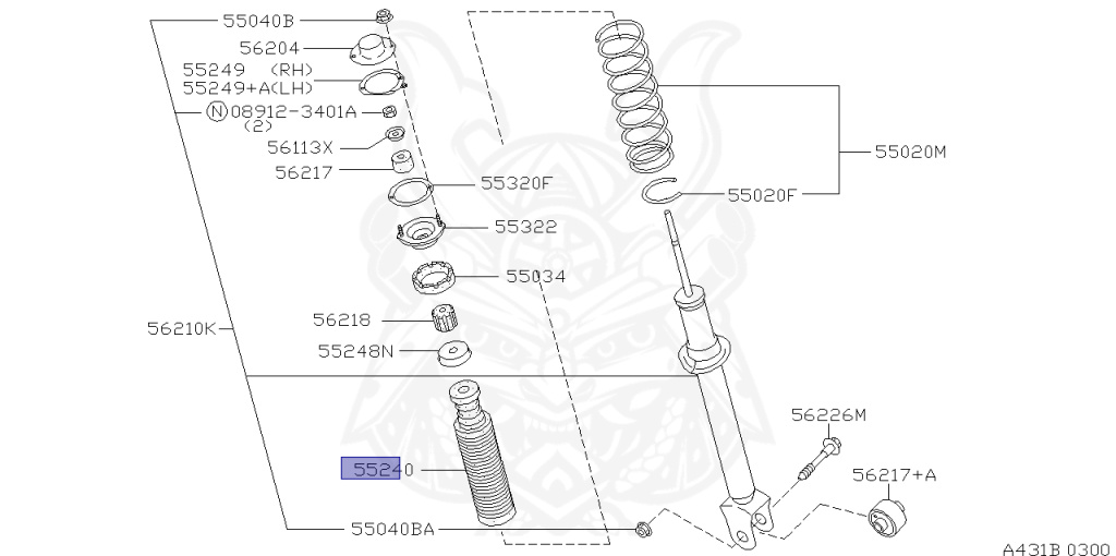 Nissan - Skyline - R34 25GTT - ER34 - 2000 - 25GT TURBO - 4 DOOR SEDAN(4S) - AUTOMATIC-FLOOR SHIFT(AT.F4) - Hi-Cas 2-Link (HI.2WD) - RB25DET