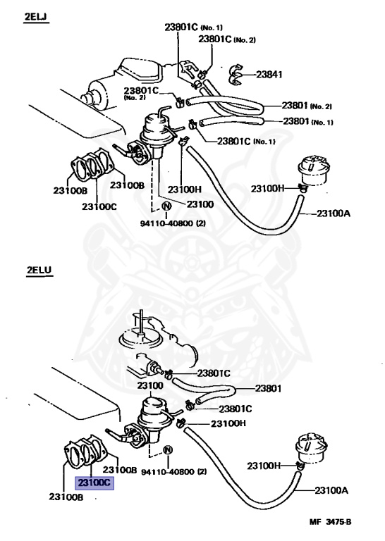 23915-10020 - Toyota - Insulator, Fuel Pump - Nengun Performance