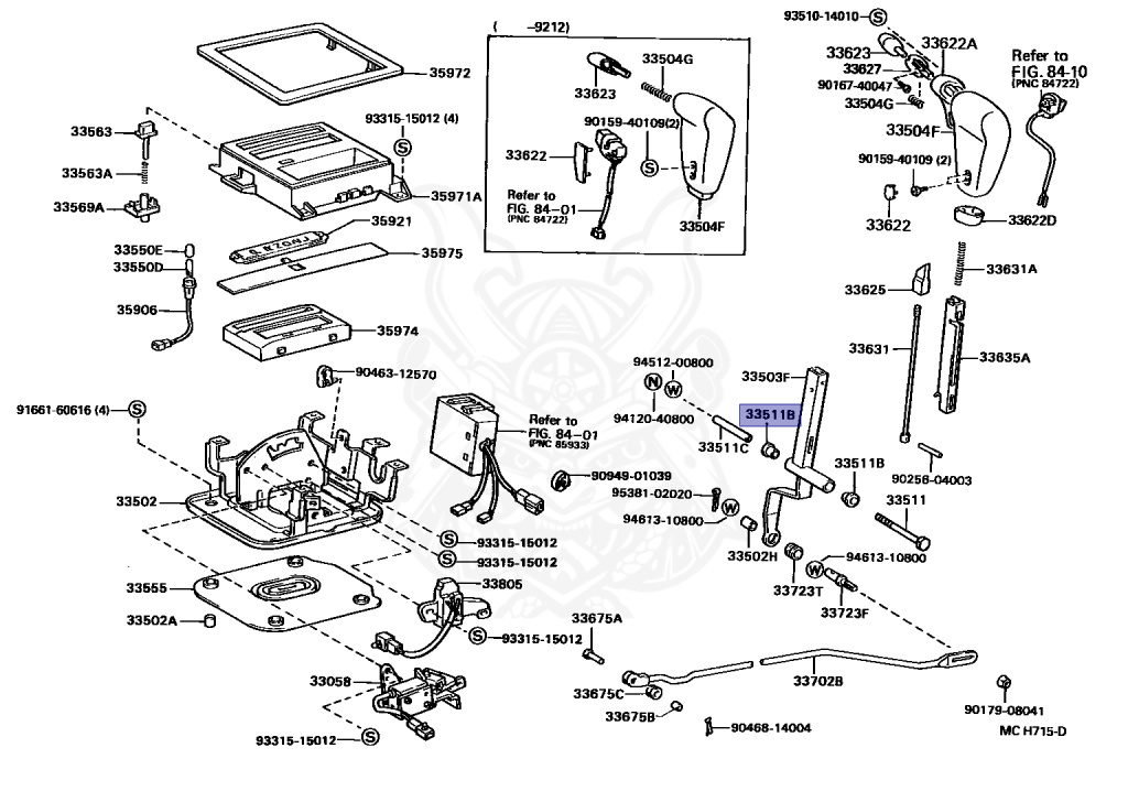 90385-11003 - Toyota - Bush (for Floor Shift Control Shaft
