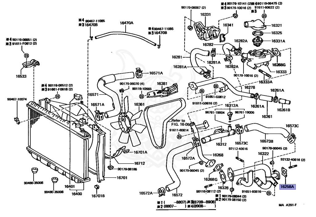 Toyota - Crown - GS131 - 1988 - ROYAL SALOON TYPE - HARDTOP - Automatic - 1GGZE