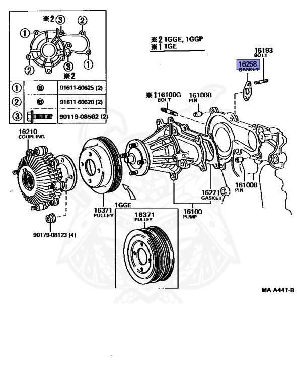 Toyota - Crown - GS130 - 1988 - SUPER SALOON EXTRA TYPE - SEDAN - Manual - 1GE