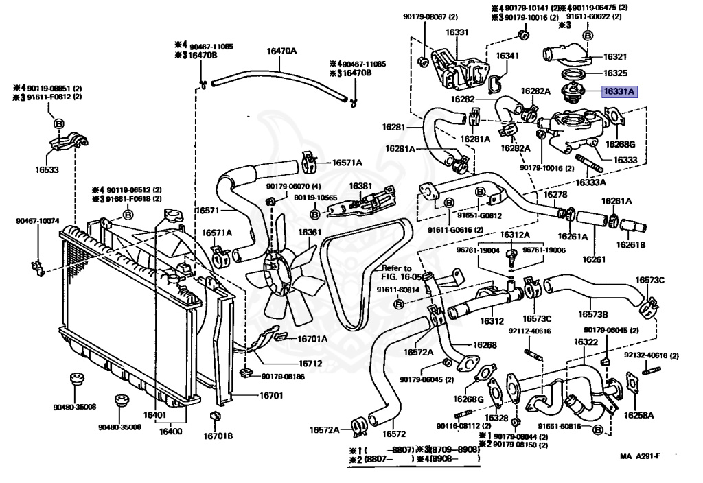 Toyota - Crown - GS131 - 1988 - ROYAL SALOON TYPE - HARDTOP - Automatic - 1GGZE